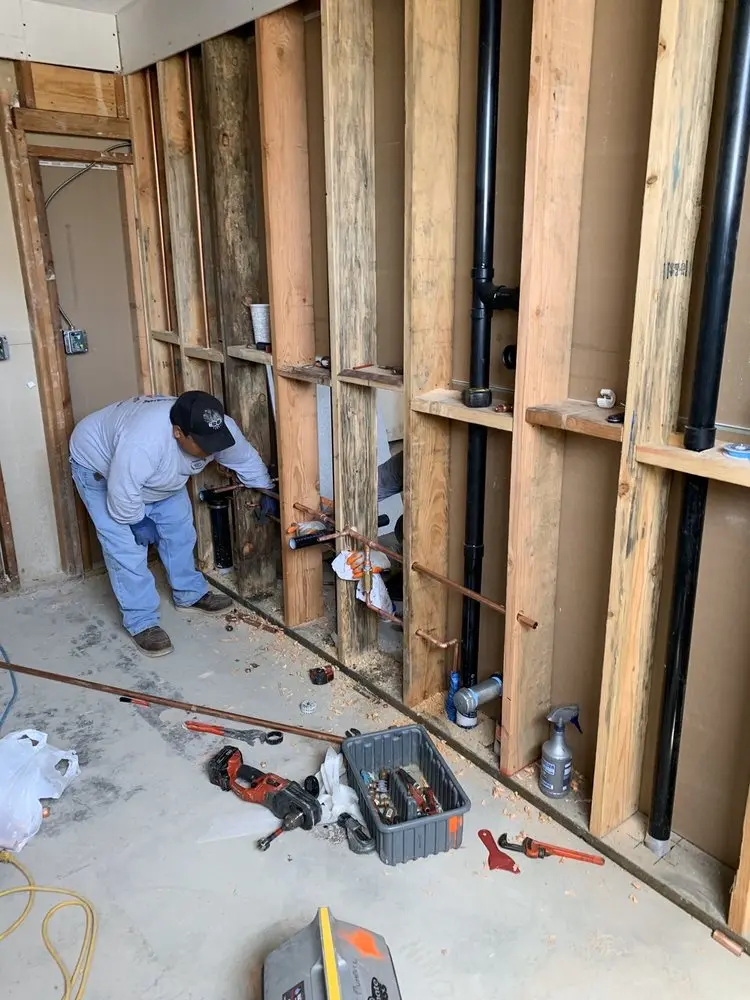 Commercial rough-in plumbing for Gas Line Repair in Johnsonburg